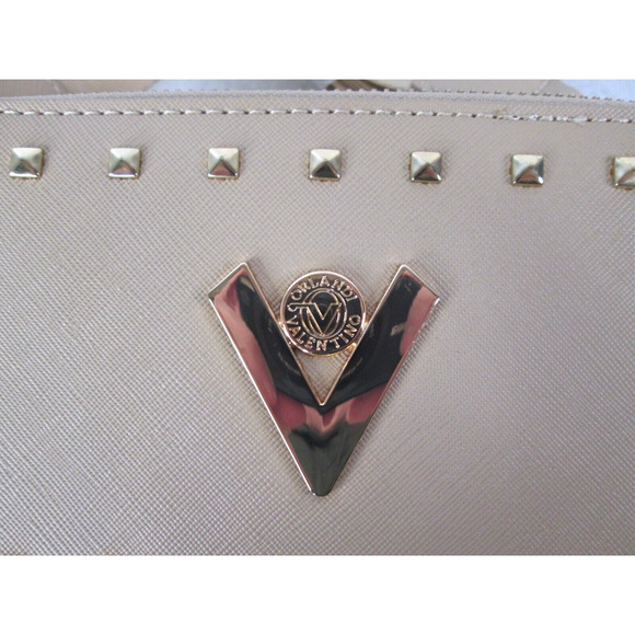 Valentino Orlandi Camera Bag Handbag Women Small Taupe 794 - Picture 14 of 14